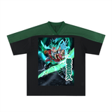 Deku Full Power Oversized Mesh V-Neck Soccer Jersey